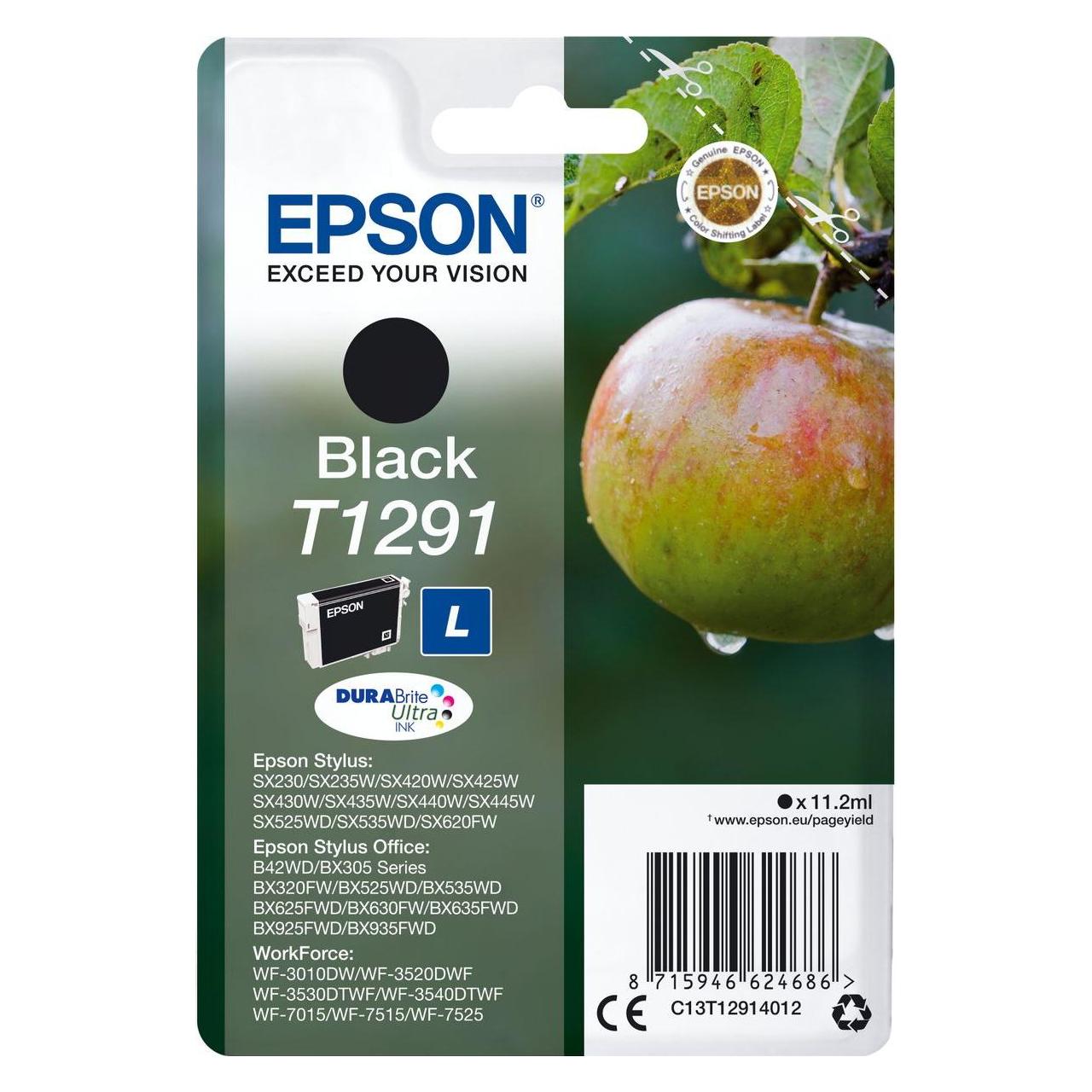 Epson Ink Cartr Durabrite Black (BK) (C13T12914022)