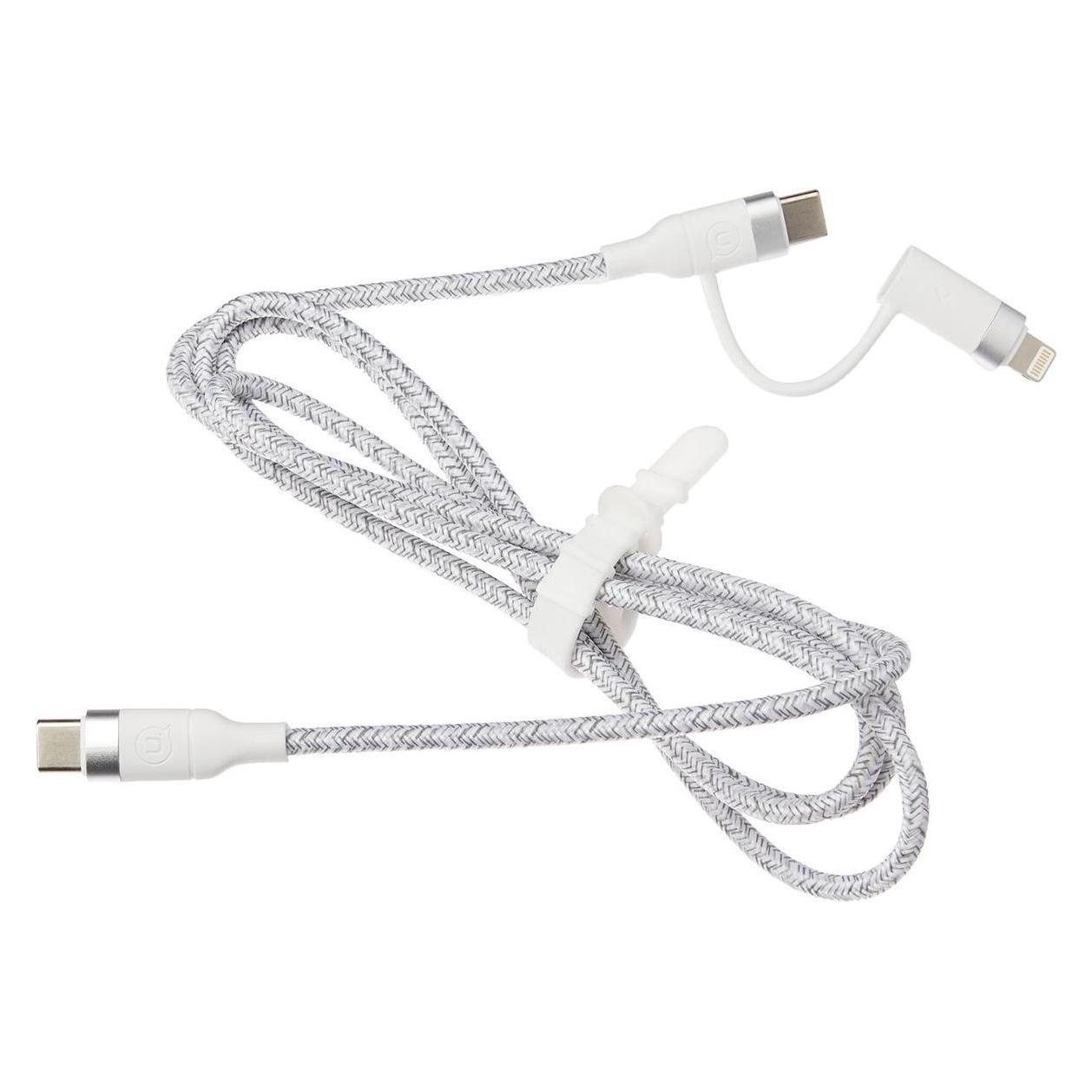 Usams USB-C cable - USB-C, Lightning 1.2 m White (63775-uniw) (1.20 m, USB 2.0, 60 W) (63775-uniw)
