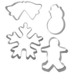 Zenker Weihnachts-Ausstechformen-Set, 4 Stück