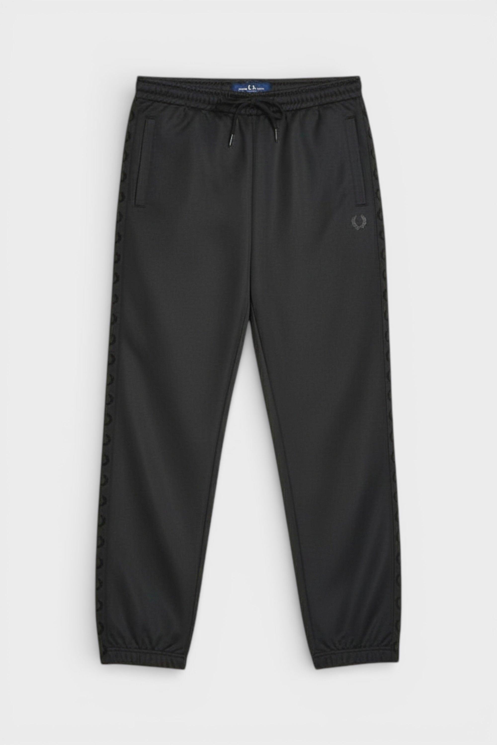 Fred Perry Herren Saisonale Taped Track Pant Schwarz