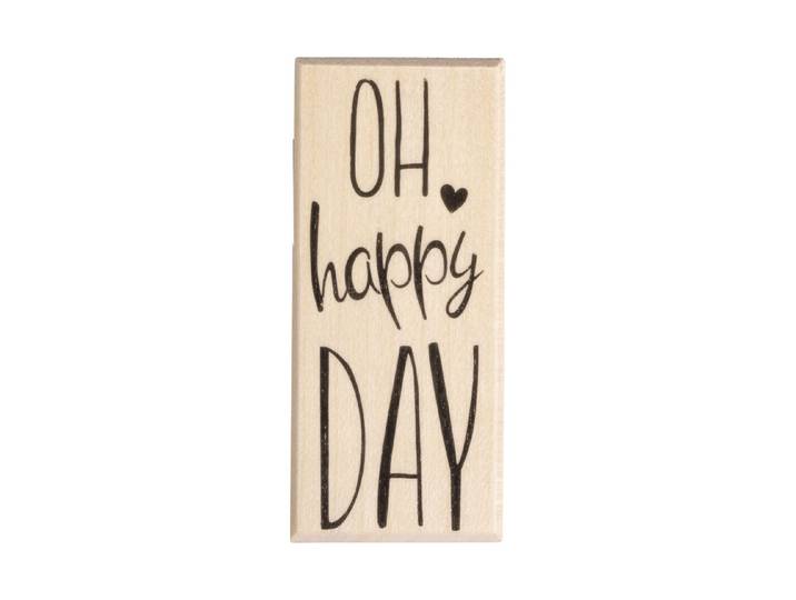Stempel Oh happy day , 3x7cm