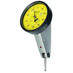 Mitutoyo, Messuhr + Messschraube, Fühlhebelmessgerät mit schräg stehender Uhr, Messbereich je Richtung / Gehäuse-Durchmess...