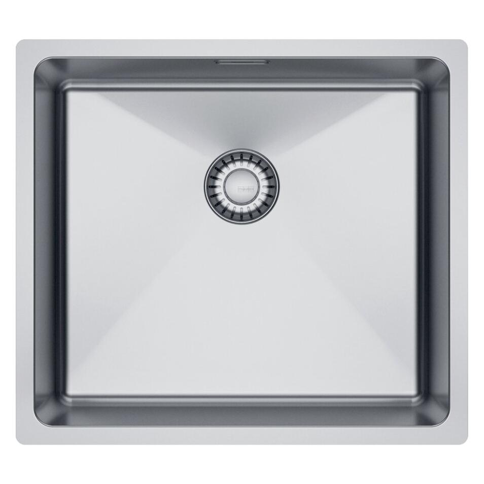 Franke Edelstahlspüle Kubus KBX 110-45 (Einbauspüle, 44 cm, 49 cm) (122.0736.495)