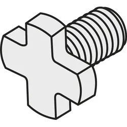 Pramet Kreuzschlitz-Senkkopfschraube ISO KS 06 Bruttogewicht 29,3g