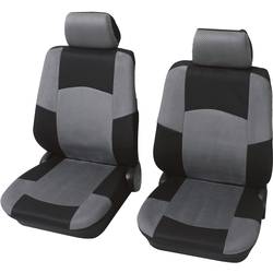 Petex 24271518 Classic Sitzbezug 6teilig Polyester Schwarz, Grau Fahrersitz, Beifahrersitz