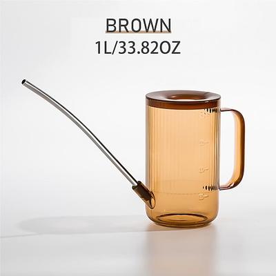 Gießkanne für Zimmerpflanzen mit langem Ausguss, Gießkanne Indoor, kleine Gießkanne für Zimmerpflanzen, Blumen, Sukkulenten, 33.82oz