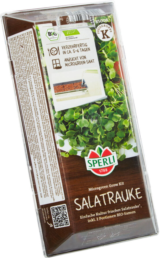 Sperli Bio Microgreen Grow Kit Anzuchtset Salatrauke