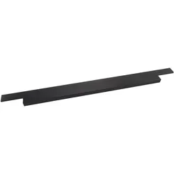 Furnipart, Profil + Stange, Trim Griffleiste Möbelgirff Länge 895 mm Aluminium schwarz matt