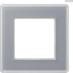 Jung AV 581 GLM KG Glasrahmen 1-fach senkrechte und waage Montage Glas A VIVA