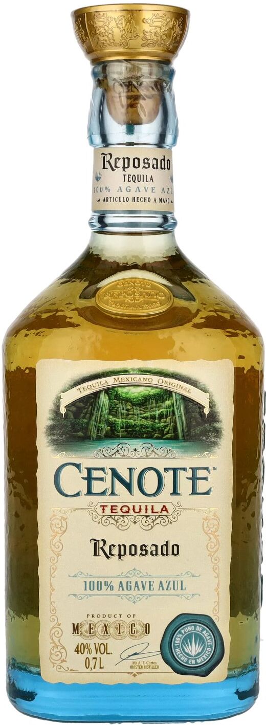 Cenote Tequila Reposado 100% Agave Azul 40% Vol. 0,7l