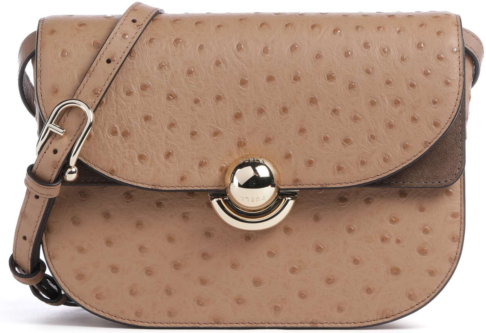 Furla Sfera S Umhängetasche aus Leder, braun