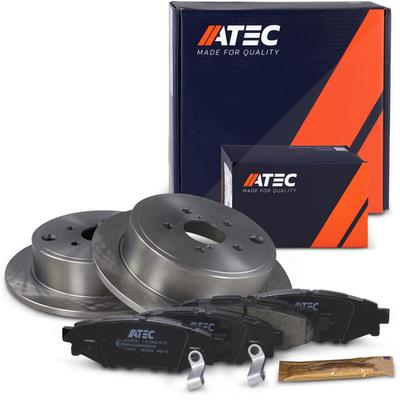 Atec Bremsscheiben + Bremsbeläge Hinterachse Voll [Hersteller-Nr. 40576236] für Subaru