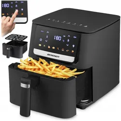 Berdsen Heissluftfritteuse, Fritteuse, Schwarz