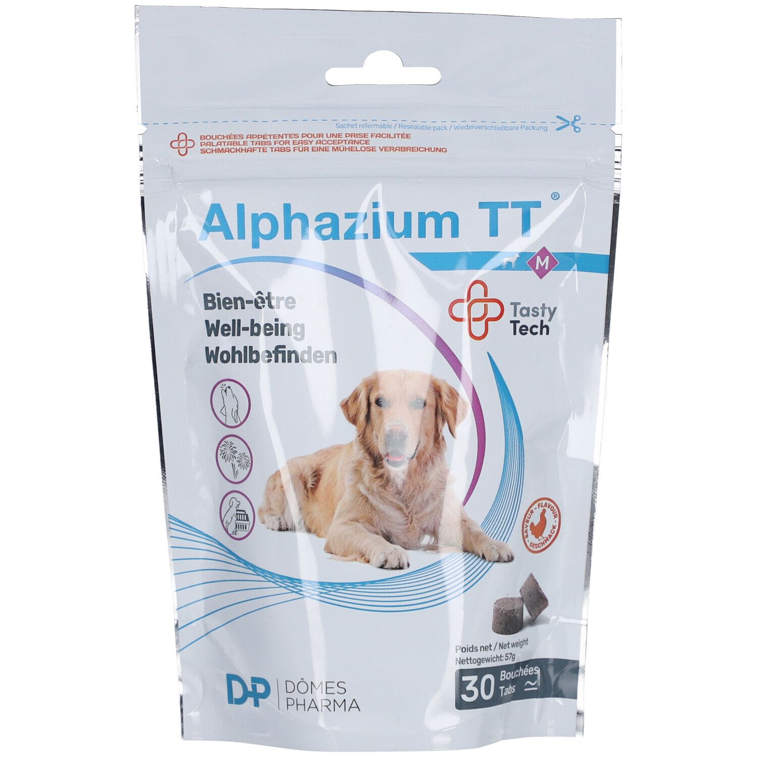 Alphazium TT Erg.Futterm.M f.mittelgr.Hunde/Katzen 1x30 St Tabletten