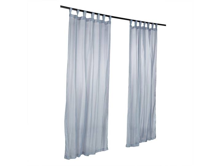Vorhänge mit Schlaufen 2er-Set Silber