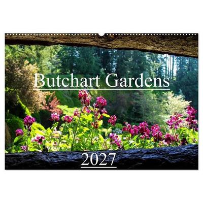 Butchart Gardens 2027 (Wandkalender 2027 DIN A2 quer), CALVENDO Monatskalender