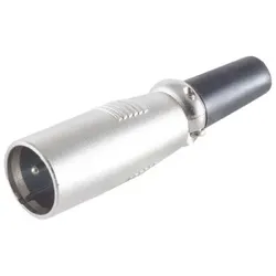 Cannon/XLR-Stecker mit Zugentlastung