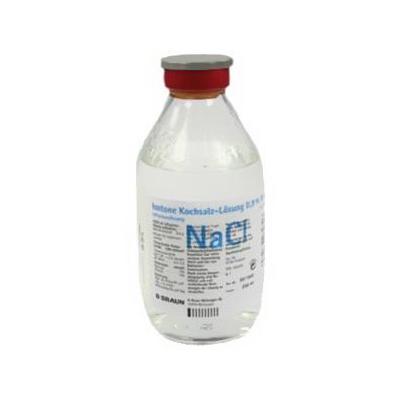Kochsalzlösung 0,9% Glasfl. 10x250 ml Infusionslösung