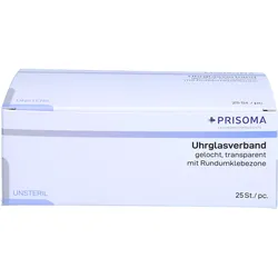 Uhrglasverband Unsteril Gelocht 25 ST