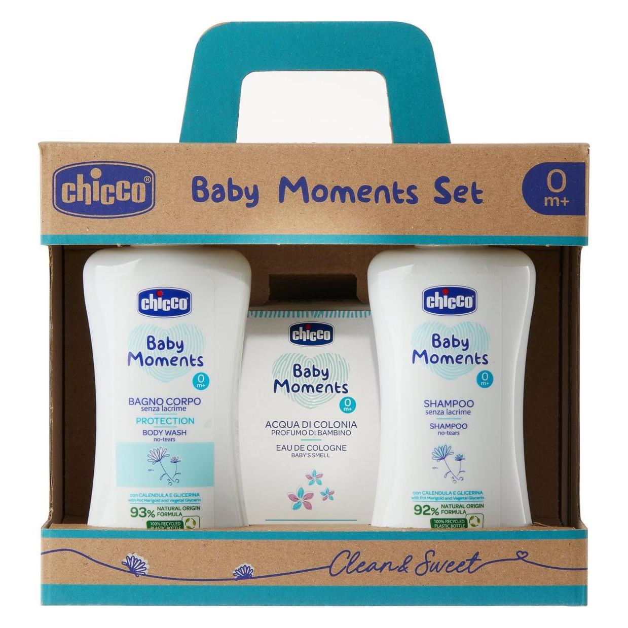 Chicco SET 1: Bade-Produkt, Shampoo, Eau de cologne - 0m+ (00010619000000)