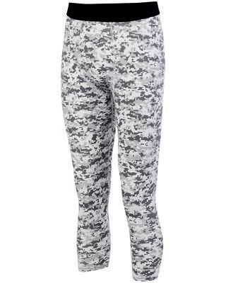 Augusta Sportswear AG2618 Hyperform Compression Tight in White Digital size Small   Polyester/Spandex Blend 2618