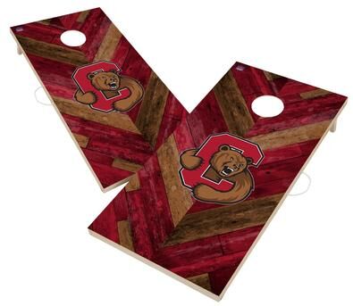 Skip's Garage Cornell University Big Red Cornhole Board Set
