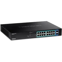 Trendnet TPE-TG182 Netzwerk-Switch Gigabit Ethernet (10/100/1000) Power over Ethernet (PoE) 1U Schwarz