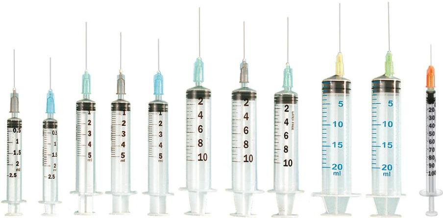 SAFETY SpA Safety Siringa Plastica Ago Eccentrico Gauge 2 20ml, Safety, Siringa Monouso, 1 Pezzo, Strumento Sterile per Somministrazione Farmaci