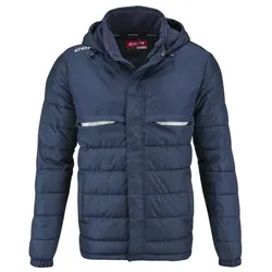 CCM TEAM QUILTED WINTER JACKET SR  | M Navy