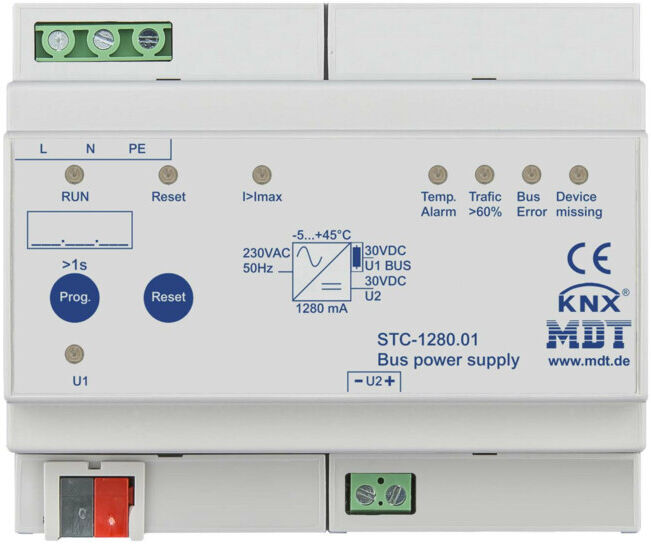 MDT technologies Alimentation bus 6TE, REG, 1280mA STC-1280.01 (STC-1280.01)