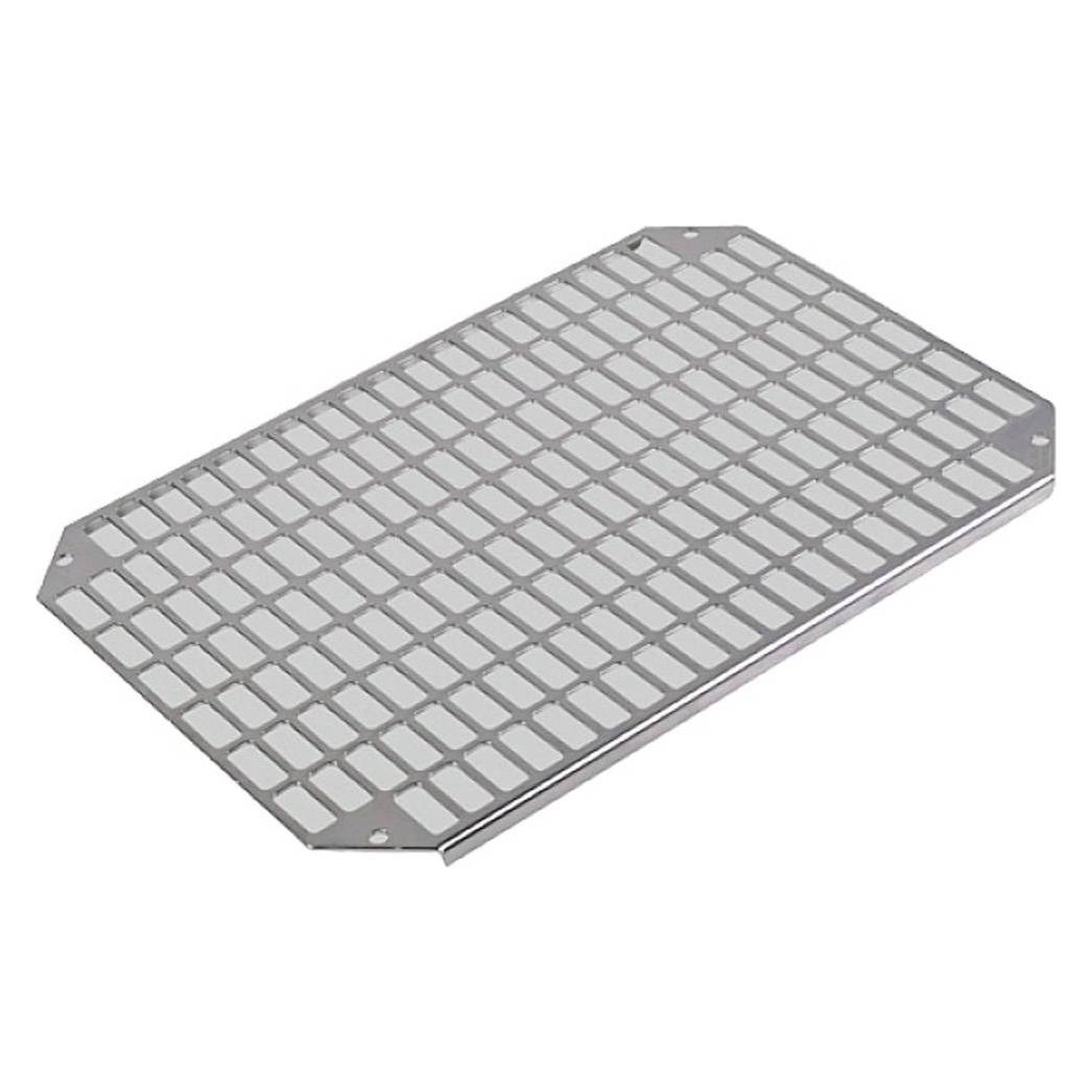 Fibox Mounting plate perforated 550x350x2mm-26x11mm Galvanized steel (8120933)