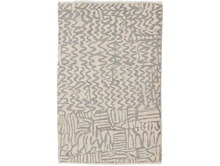 Sindhi Teppich 59x91 Handgeknüpft Modern Orientteppich Designteppich