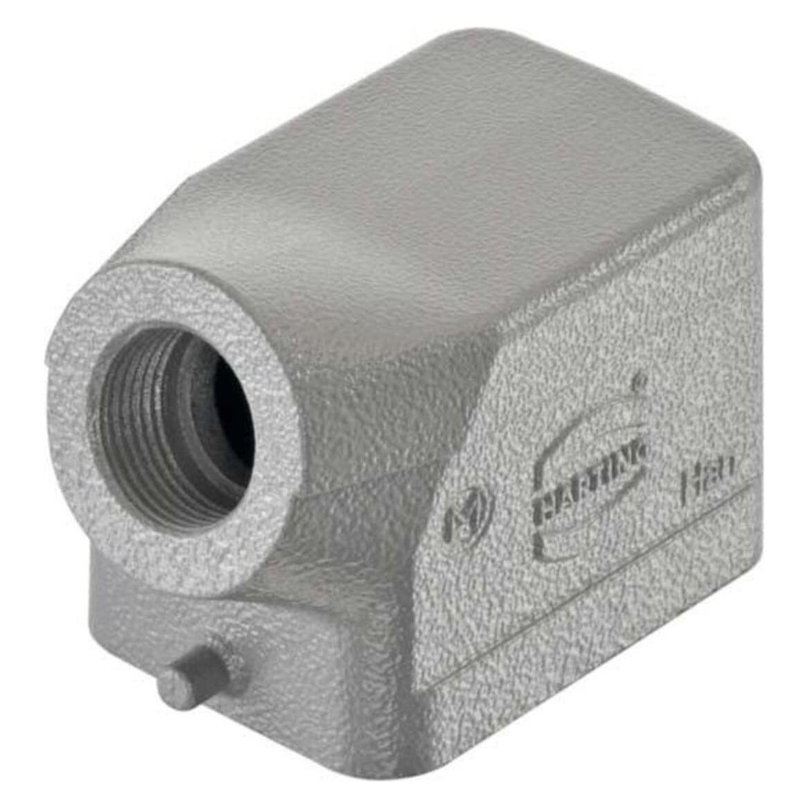 Harting Kabelverschraubung HAN 6Blav Winkel mit M20 Eingang, Metall (19300061540)