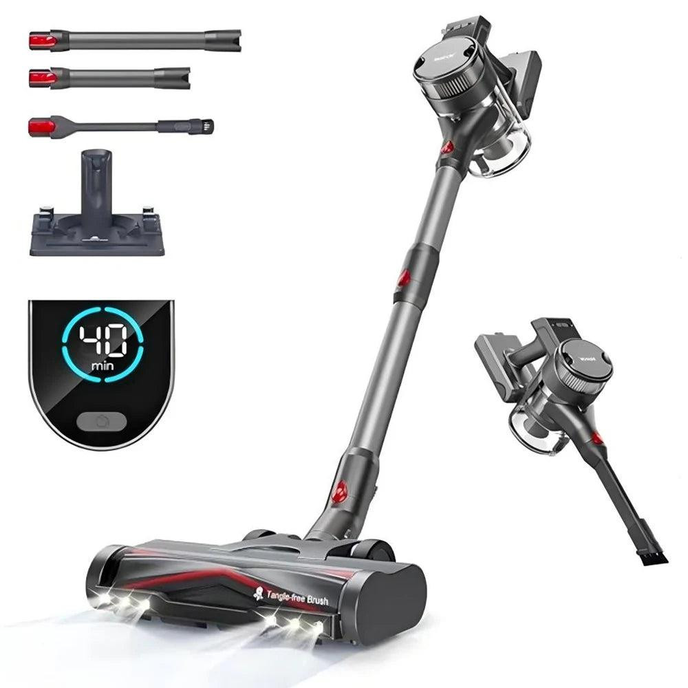 Selius Draadloze Steelstofzuiger met 30 kPa Zuigkracht en 40 Minuten Accuduur inclusief Accessoires