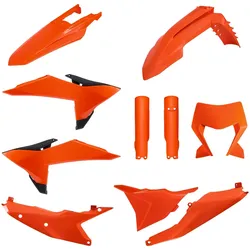 Polisport, Motorrad Zubehör, Kunststoffset (Komplettes Kit) Ktm Exc/Exc-F/Xc-W/Xc-Wf Tbi '26 Inklusive Lampenabdeckung
