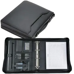 Alassio Ringbuchmappe »OSI« A4 schwarz, 30x36x7.5 cm