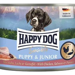Happy Dog Sensible Puppy & Junior Lachs 6x200 g