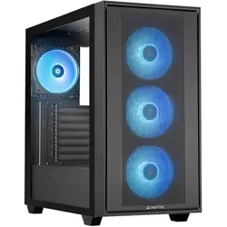 Chieftec Hunter 3 (ATX, E-ATX, mATX, Mini-ITX), PC Gehäuse, Schwarz