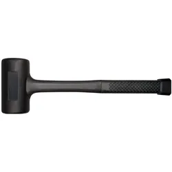 SW-Stahl, Hammer, 51112L Schonhammer rückschlagfrei 1.200 g mit Fiberglas-Stiel I Gummi Schonhammer 60mm Kopf (1200 g)