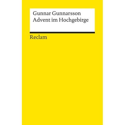 Advent im Hochgebirge, Taschenbuch von Gunnar Gunnarsson, Reclam, Philipp, 978-3-15-018633-6
