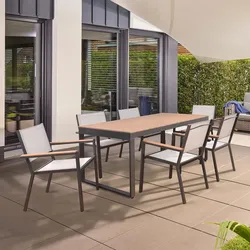 Home Deluxe Gartentisch SIERA – 160 x 90 cm