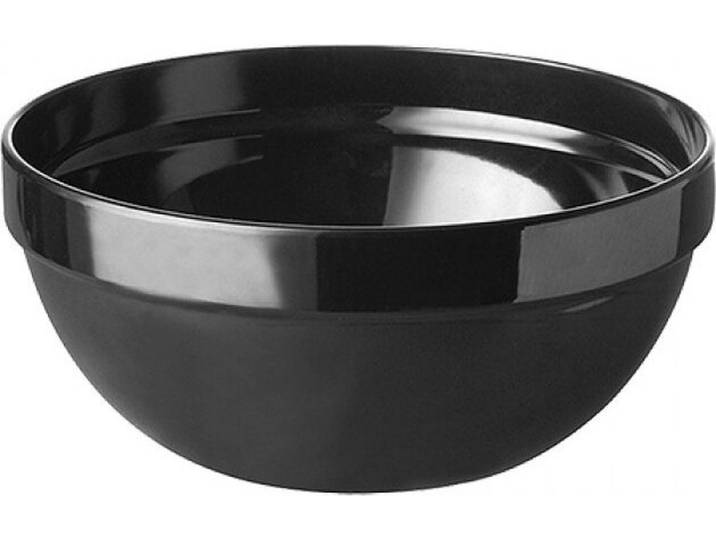 Melamine kom - \ casual\ - Zwart - ø12 cm