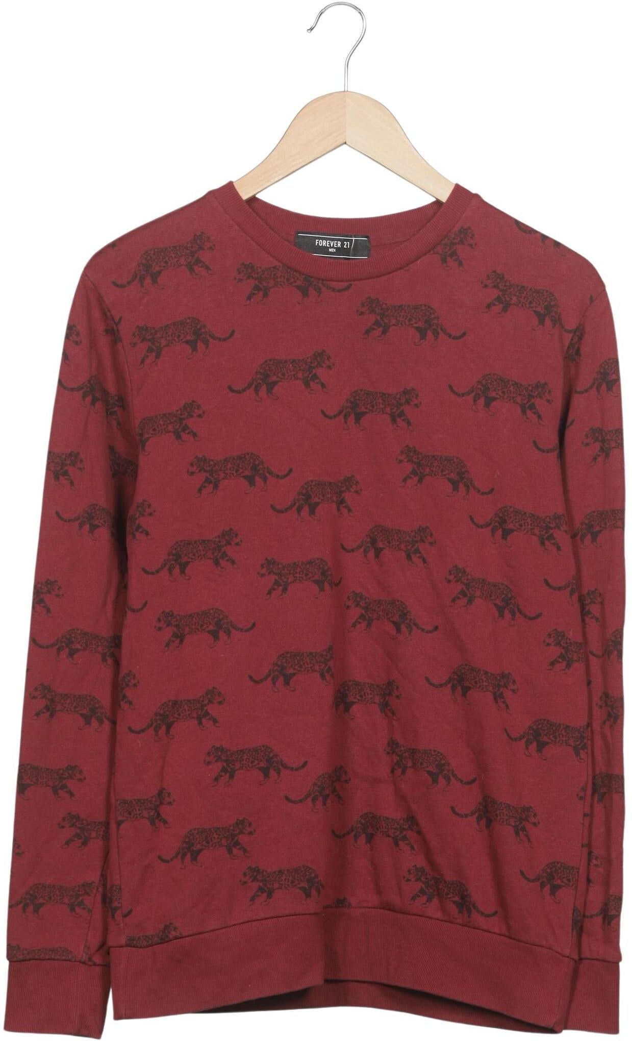 Forever 21 Herren Sweater, Rot, Gr. XS, kein / Etikett - Second Hand