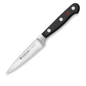 Wüsthof Gemüsemesser Classic Ikon 1040330409, 9 cm Edelstahlklinge, Kunststoffgriff