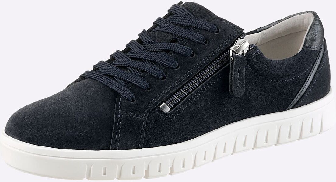 Sneaker CASUAL LOOKS, Damen, Gr. 38, marine, Veloursleder, Schuhe Sneaker marine 38