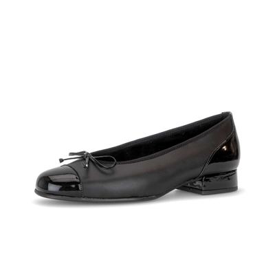 Ballerina GABOR "Eleganter Ballerina", Damen, Gr. 35, schwarz, Schuhe Ballerina