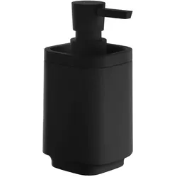 Smedbo Seifenspender. Freistehend. Schwarz Kunststoff. BB581