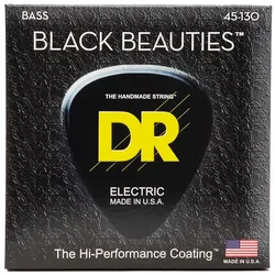 DR Strings Black Beauties BKB5-130 .045-.130 - Saiten E-Bass