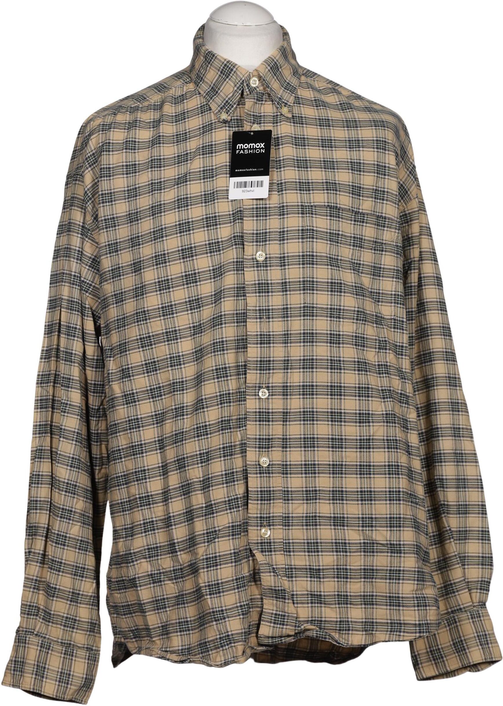 McNeal Herren Hemd, Beige, Gr. XL, Baumwolle - Second Hand