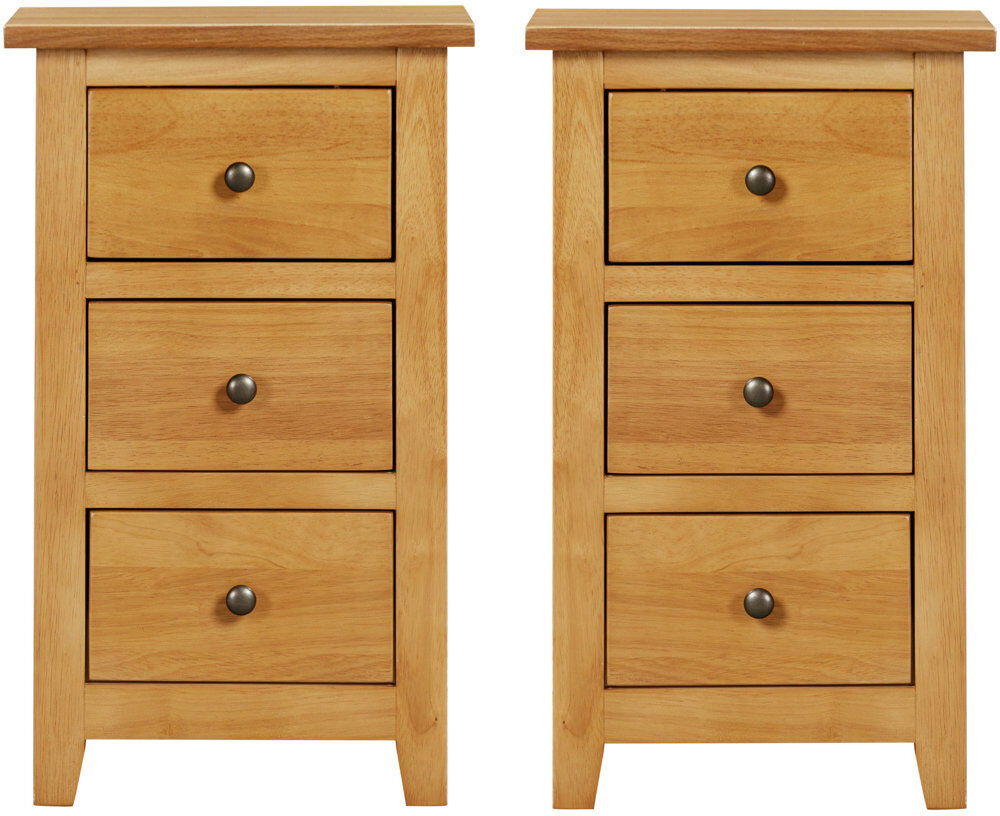 ClassicLiving Balani 35 cm W Bedside Table Brown 58cm H X 35cm W X 32cm D